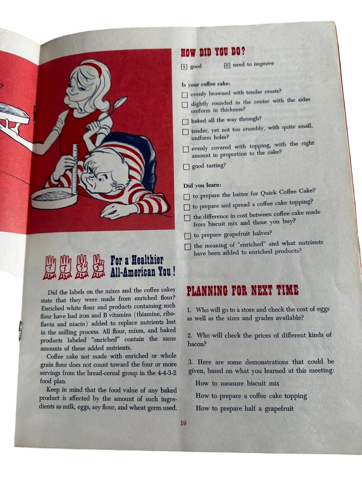 Vintage 4H Club Member Manual All American Farm Youth Project Book USA - Image 4 of 4