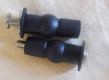 Toilet Seat Hinge HD Blind Hole Fixings Fix Nuts Screws Expanding Rubber Fastene
