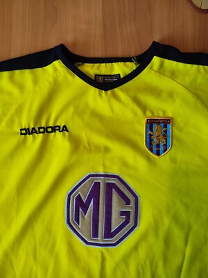VINTAGE Aston Villa 2003 2004 away Sz M Diadora football VINTAGE Aston Villa 2003 2004 away Sz M Diadora football