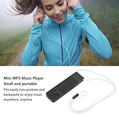  MP3 Player, 64GB Portable Digital Lossless Music MP3 Player, Portable Black