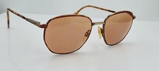 Vintage Luxottica Tortoise Oval Sunglasses Italy FRAMES ONLY