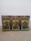 Rare Set Of Three Playmates Leonardo, Michelangelo, And Donatello Teenage Mutant