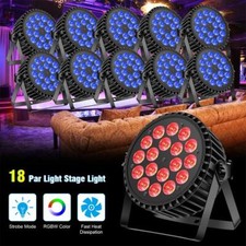 UKING 200W DMX RGBW 18 LED Wash Par Fixture Stage Lights Party Disco Show Lamp