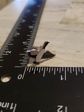 Vintage small flying Duck Goose with Metal enamel Lapel Pin Hat Ph