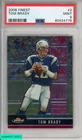 2008 FINEST TOM BRADY #2 NEW ENGLAND PATRIOTS PSA 9 MINT