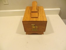 Vintage Kiwi Hand Crafted Wooden Shoe Shine Valet Groomer