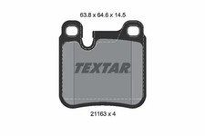 Bremsbeläge 2116301 TEXTAR für PORSCHE 911 Targa 911 911 Cabriolet