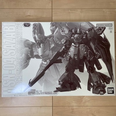 MG 1/100 Sazabi Ver.Ka Mechanical Clear Limited Bandai Plastic model from japan
