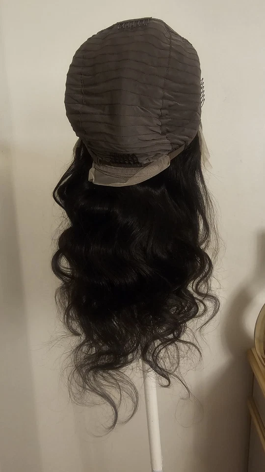 High Quality  Top 22" to 24" straight 150% Virgin Human Hair Lace front Wig  - Image 4 of 4