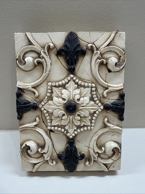 Sid Dickens T-160 ROSETTE Memory Tile - retired decorative wall tile -USED (41)