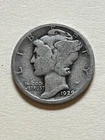 1920 P Mercury Dime circulated 90% Silver