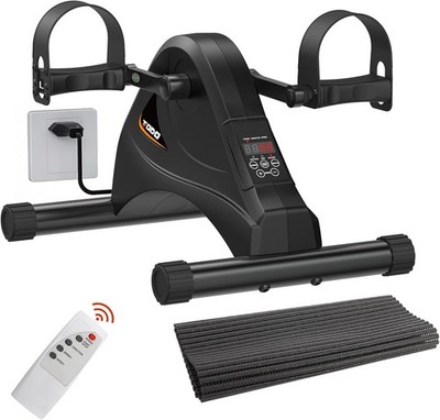 Motorized Pedal Exerciser Mini Exercise Bikes, Under Desk Bike Peddler Exerci...