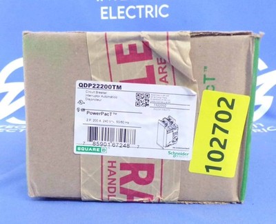 NIB SQUARE D CIRCUIT BREAKER QDP22200TM 200A 240V 2P**1YR WARRANTY