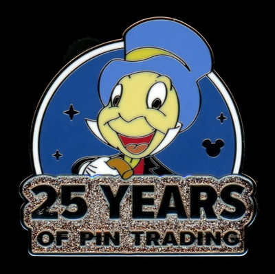 DLR Jiminy Cricket 25 Years of Pin Trading Hidden Disney 2025 Disney Pin 170935