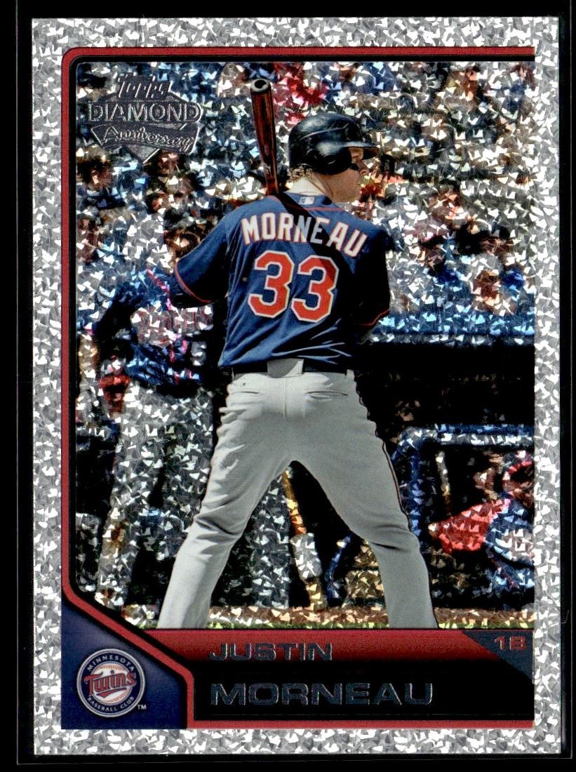 2011 Topps Lineage Diamond Anniversary Platinum Justin Morneau Minnesota Twins