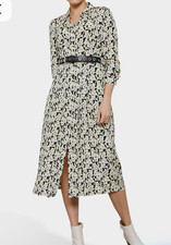 Mint Velvet Beth Floral Midi Shirt Dress size 10