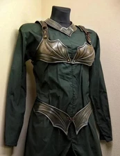 Medieval Queen of the Elven" Black Steel Lady Armor Suit- Female Armor Suit