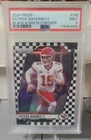 2024 Panini Prizm - Patrick Mahomes II #138 Black & White Checker Prizm PSA 9