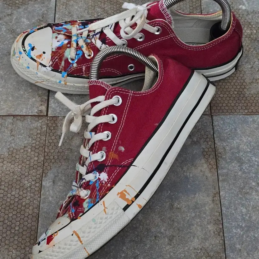 Converse Chuck Taylor All Star 70 Crimson Custom Sneakers 260 thumbnail 4