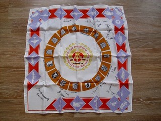 altes DDR NVA Halstuch Zur Erinnerung bei der Nationalen Volksarmee vintage