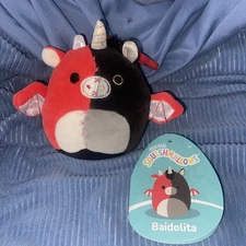 Squishmallows Baidolita the Unicorn Dragon Hybrid 2.5 Inch Micromallow New