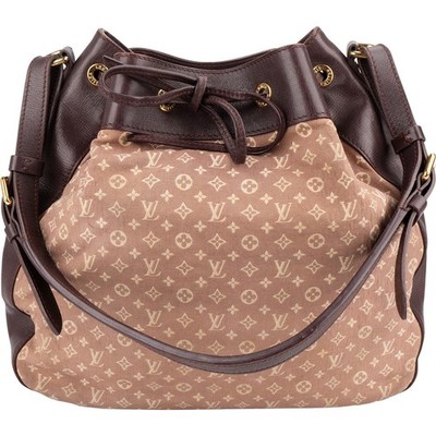 Louis Vuitton Monogram Mini Lin Idylle Bucket Shoulder Bag Tasche