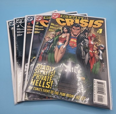 Identity Crisis #1 3 4 5 6 7 (Missing #2) - DC Comics 