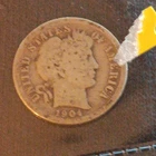 1904-P Barber Dime 90% Silver Average Circ