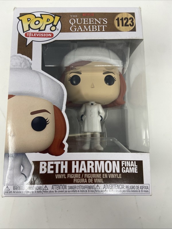 Funko Pop! Vinyl: Beth Harmon Final Game #1123 NIDB Since Protected In Case