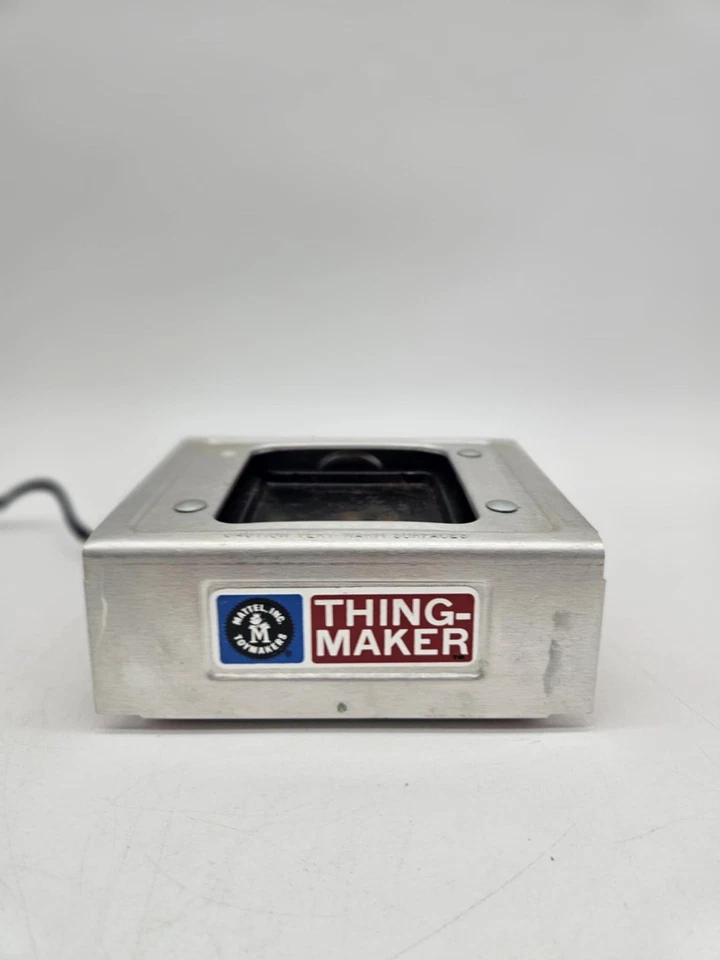 Mattel Thingmaker Creepy Crawler 1964 vintage con 8 moldes, 3 plastigoop funcionando Foto 2 de 4