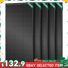 12V 300W 600W 900W 1500W Watt Solar Panel Mono Charger RV Home Off-Grid Boat