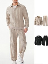 Mens Sweatsuits 2 Piece Sport Tracksuit Jogger Sweat Suits Jogging Outfits