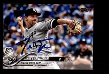 Signed Baseball Card Auto Danny Farquhar 2018 Topps #US178 White Sox