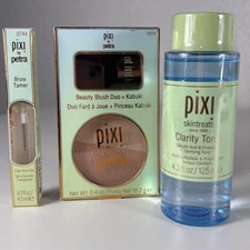 Pixi By Petra Bundle 3pieces Clarity Tonic, Brow Tamer & Beauty Blush Duo