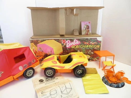 Vintage 1973 Barbie Goin Camping Breezy Buggy Set