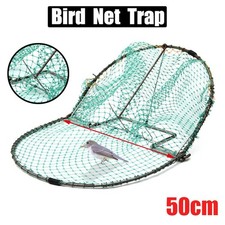 Live Catch Bird Trap Cage 12" 16" 20" Foldable Outdoor Small Animal Pest Control