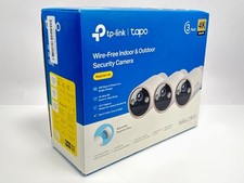 Tapo C460 4K Wireless Security Camera 3 Pack Battery Outdoor Night Vision
