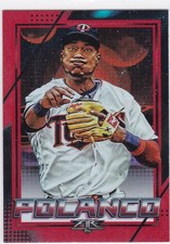2020 Topps Fire #94 Jorge Polanco Red Flame Minnesota Twins