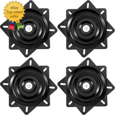 4 Pack 6.25 Inch Bar Stool Swivel Replacement 360 Swivel Bar Stool Swivel Plat