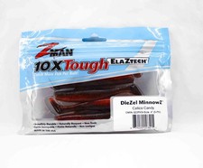 Zman Soft Lures Diezel MinnowZ 4-Inch 5/Pack Calico Candy (8415)