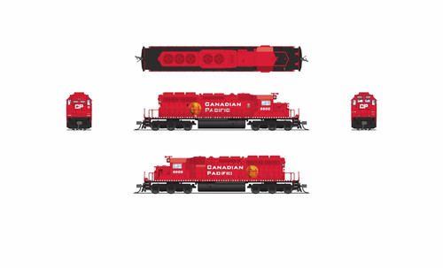Broadway LTD N #9484 EMD SD40-2, CP 6606 Golden Beaver esquema sin sonido/listo para CCC | Zustand: New