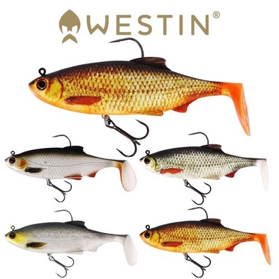 Westin Ricky The Roach Shadtail R 'N R 18cm / 113g Sinking Gummifisch Swimbait