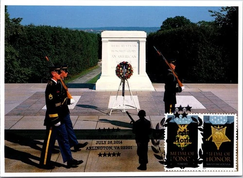 Dr Jim Stamps Maximum Card Medal Of Honor Forever Pair Fdc