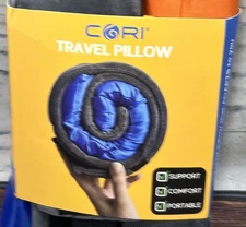 CORI Travel Pillow for neck with plush Memory Foam 🆕-