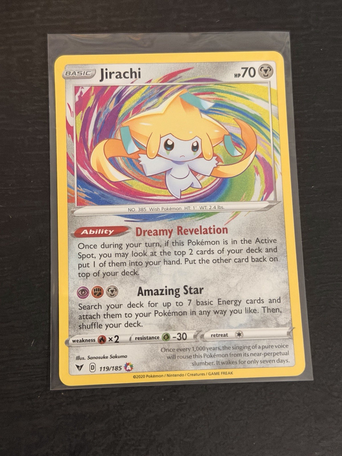Pokémon TCG Jirachi 119/185 Swsh04: Vivid Voltage