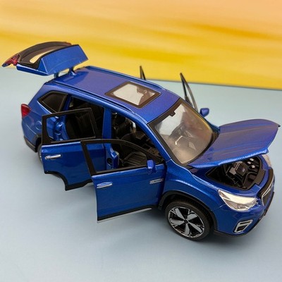 2024/2025 Subaru Forester SUV Blue - 1:30 Scale - W/Box & Display