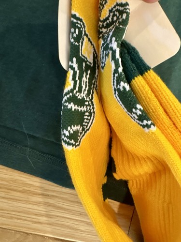 Athletics Baseball Nike Long Sleeve Shirt Mens Large Green + NEW Athletics Socks - Picture 5 of 6