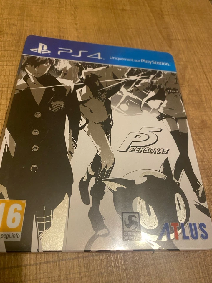 PERSONA 5 - STEELBOOK EDITION PS4 FR OCCASION (GAME IN ENGLISH/FRANCAIS/DE/ES/IT, photo 1 sur 3