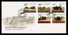DR WHO 2004 NEW ZEALAND FDC HISTORIC FARM EQUIPMENT $2 R79944