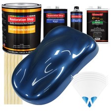Sapphire Blue Metallic Gallon Urethane Basecoat Clearcoat Car Auto Paint Kit Sapphire Blue Metallic Gallon Urethane Basecoat Clearcoat Car Auto Paint Kit